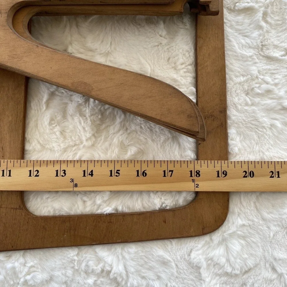 Vintage Antique Steamer Trunk Wardrobe Wooden Hangers lot Of 5